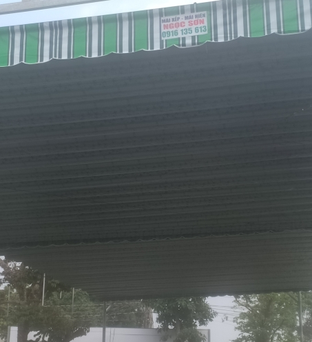 Cơ khí Ngọc Sơn chuyên thi công lắp đặt mái xếp lượn sóng
